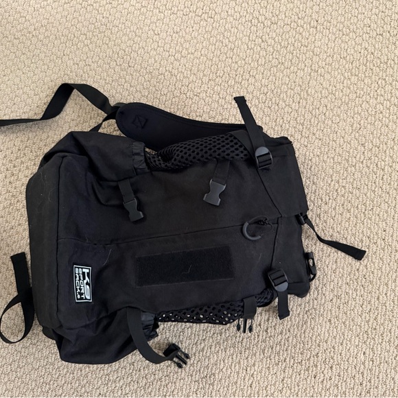 Dog backpack carrier (Black)